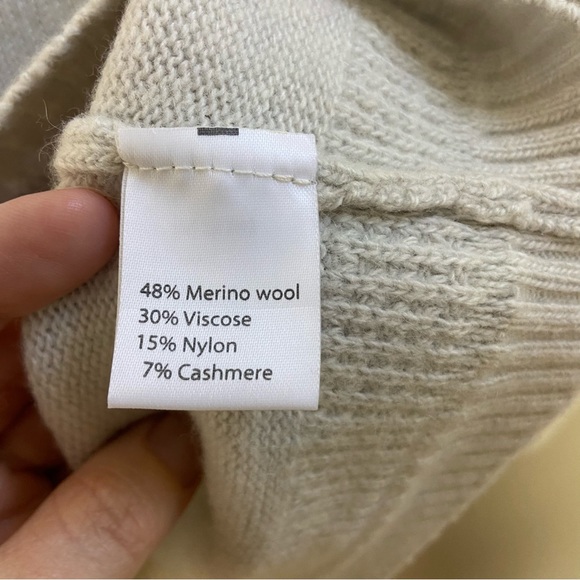 Bendetta B Cream Sweater Wool Cashmere Blend Small NWT - Picture 6 of 8